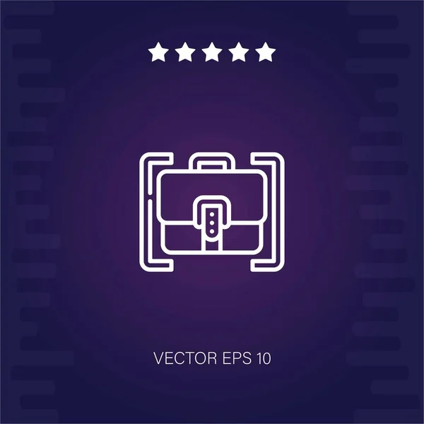 Trabajo Vector Icono Ilustración Moderna — Vector de stock