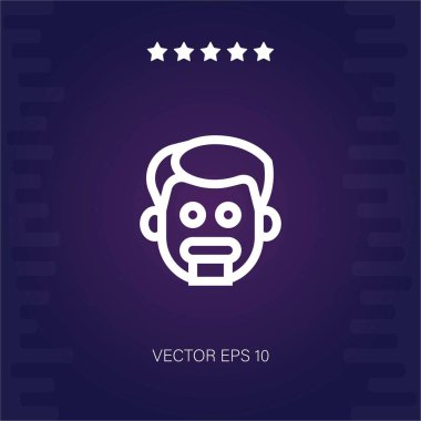 kusmuk vektör simgesi modern illüstrasyon