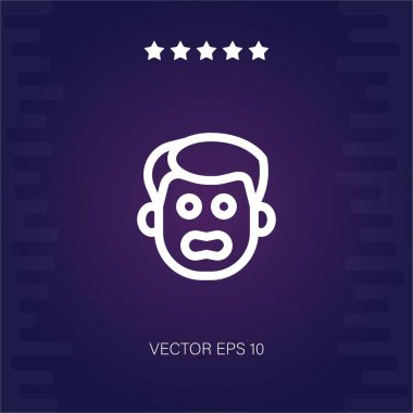 Soğuk vektör simgesi modern illüstrasyon