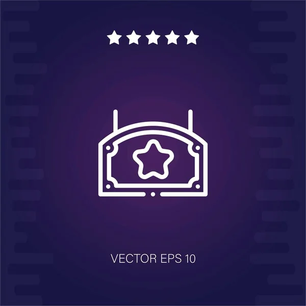 Signo Vector Icono Ilustración Moderna — Vector de stock