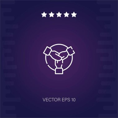 takım vektör simgesi modern illüstrasyon