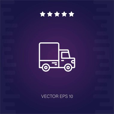 kamyon vektör simgesi modern illüstrasyon