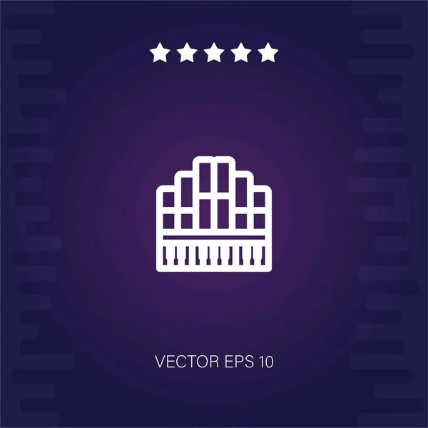 Órgano Vector Icono Ilustración Moderna — Vector de stock