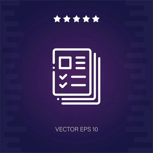 Profiler Vektor Ikon Modern Illustration — Stock vektor