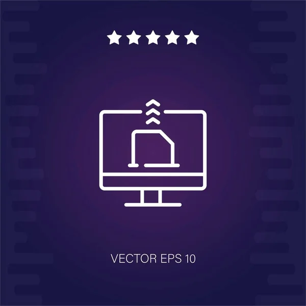 Mail Vektor Symbol Moderne Illustration — Stockvektor