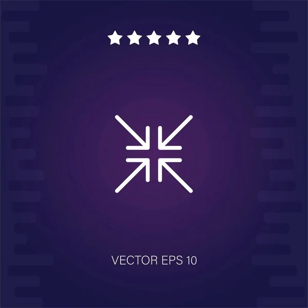 Vektor Symbol Minimieren Moderne Illustration — Stockvektor