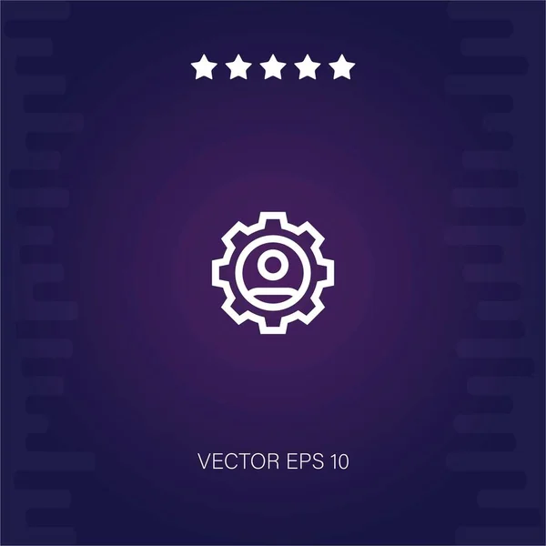 Vector Icono Ilustración Moderna — Vector de stock