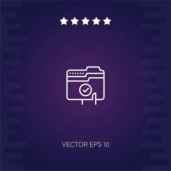 Fichier Vectoriel Icône Illustration Moderne — Image vectorielle