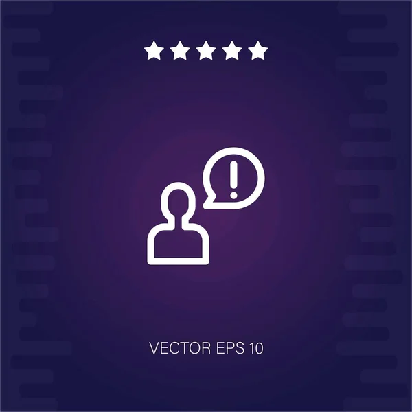 Information Vektor Ikon Modern Illustration — Stock vektor