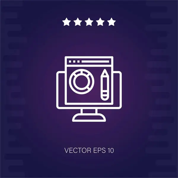 Html Vector Icono Ilustración Moderna — Vector de stock