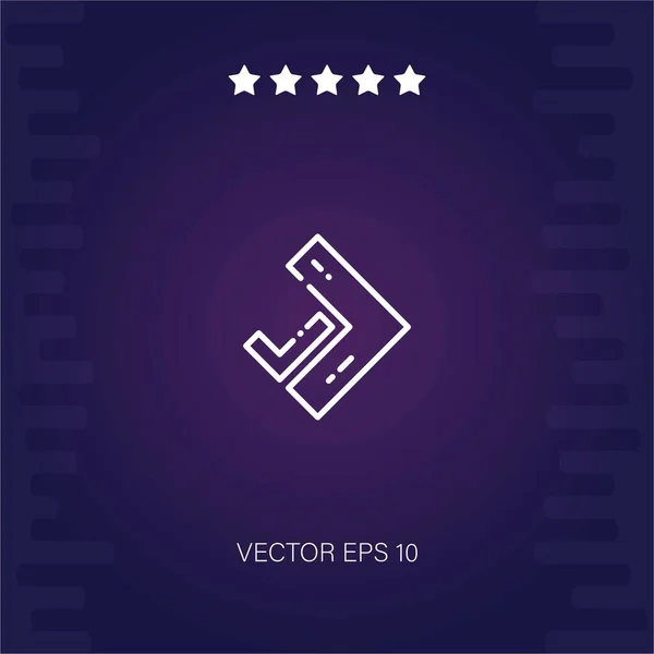 Instantsend Vektor Symbol Moderne Illustration — Stockvektor