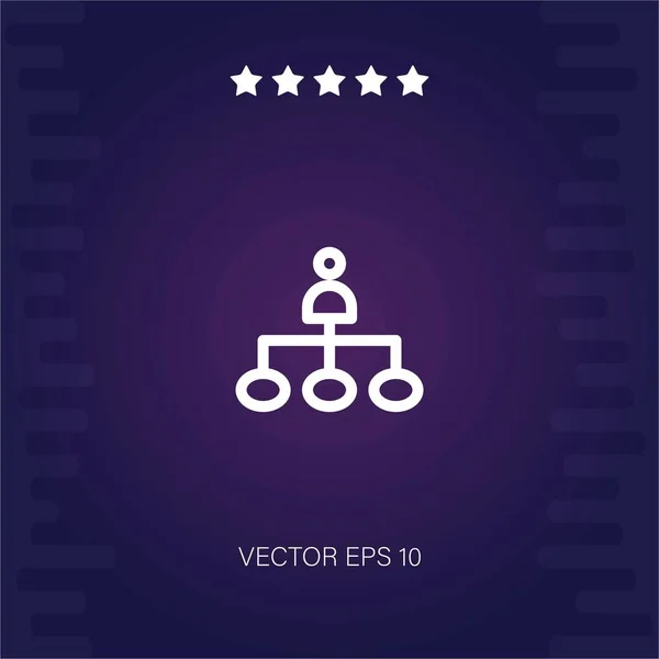 networking vector icon modern illustration