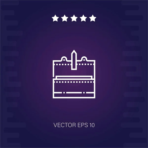 Client Vektor Symbol Moderne Illustration — Stockvektor