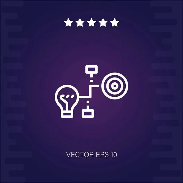 Plan Vektor Symbol Moderne Illustration — Stockvektor