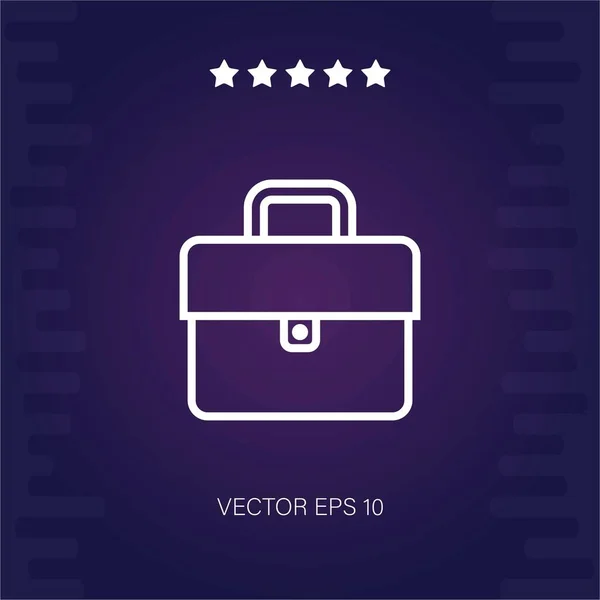 Portfolio Vektor Symbol Moderne Illustration — Stockvektor