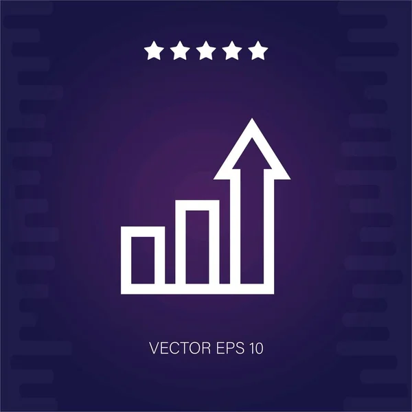 Grafikus Vektor Ikon Modern Illusztráció — Stock Vector