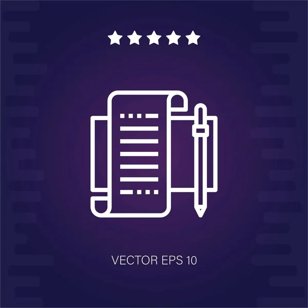 Analyse Vektor Symbol Moderne Illustration — Stockvektor