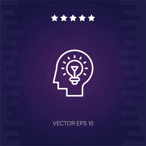 Idee Vektor Symbol Moderne Illustration — Stockvektor