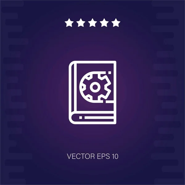 Text Vektor Symbol Moderne Illustration — Stockvektor