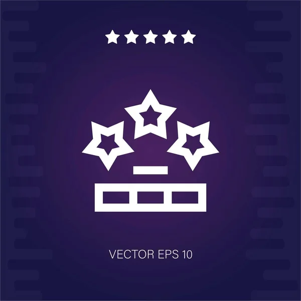 Bewertung Vektor Symbol Moderne Illustration — Stockvektor