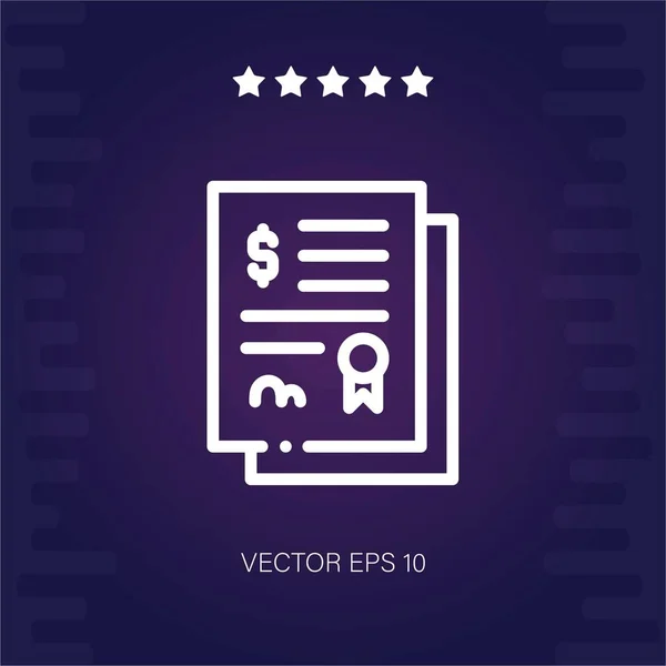 Accord Vectoriel Icône Illustration Moderne — Image vectorielle