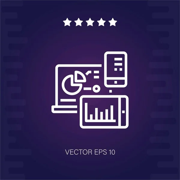 Gadget Vector Icono Ilustración Moderna — Vector de stock