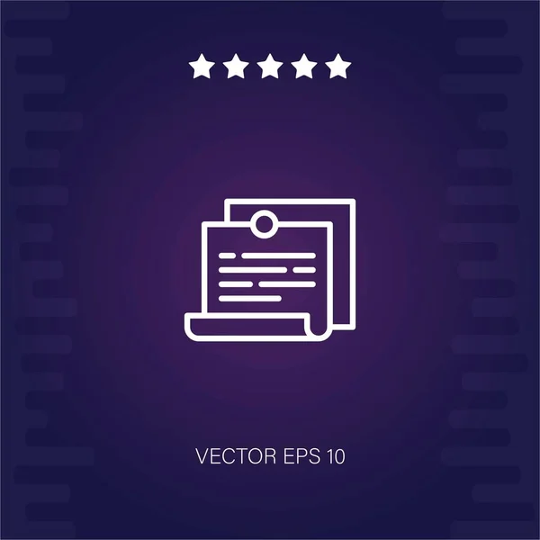 Posta Det Vektor Ikon Modern Illustration — Stock vektor