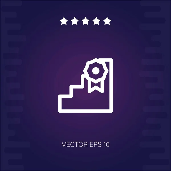 Современная Иллюстрация Вектора Лестницы — стоковый вектор