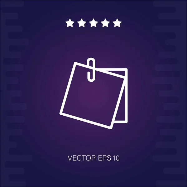 Post Vektor Symbol Moderne Illustration — Stockvektor