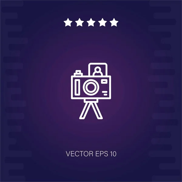 Vlog Vektor Symbol Moderne Illustration — Stockvektor