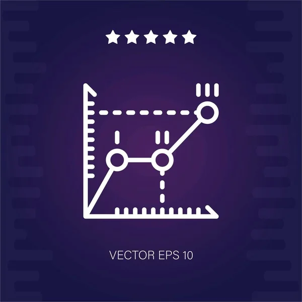 Analítica Vector Icono Ilustración Moderna — Archivo Imágenes Vectoriales