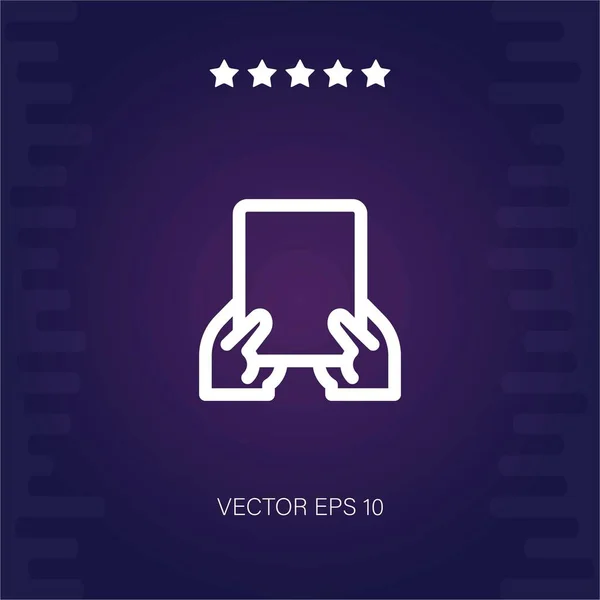 Tarjeta Vector Icono Ilustración Moderna — Vector de stock