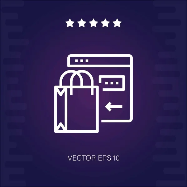 Orden Vector Icono Ilustración Moderna — Vector de stock