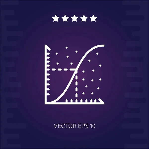 Иконка Вектора Диаграммы — стоковый вектор