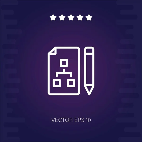Fișier Vector Icon Ilustrație Modernă — Vector de stoc