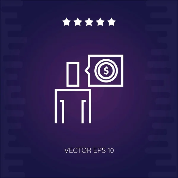 Vector Inversión Icono Ilustración Moderna — Vector de stock