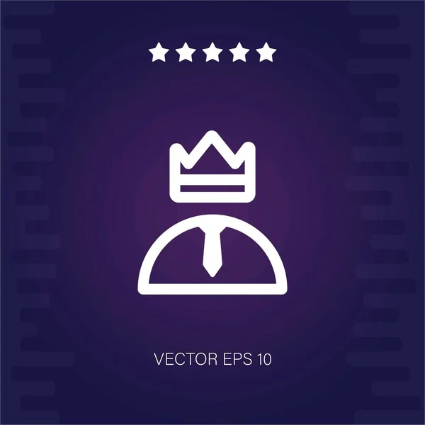 Leadership Vector Icon Modern Illustration — Stock Vector