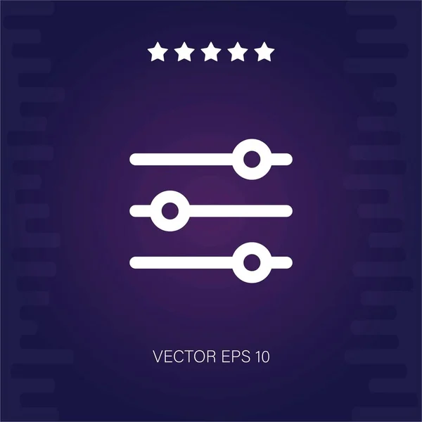 Niveaux Icône Vectorielle Illustration Moderne — Image vectorielle