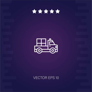 yük vektörü simgesi modern illüstrasyon