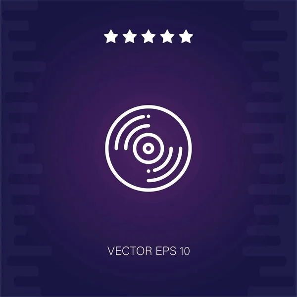 Registro Vector Icono Ilustración Moderna — Vector de stock