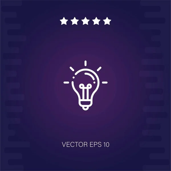 Idee Vektor Symbol Moderne Illustration — Stockvektor