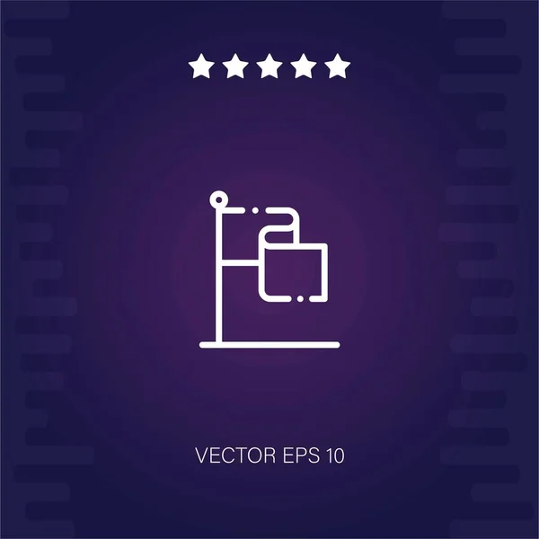 Gps Vektor Symbol Moderne Illustration — Stockvektor