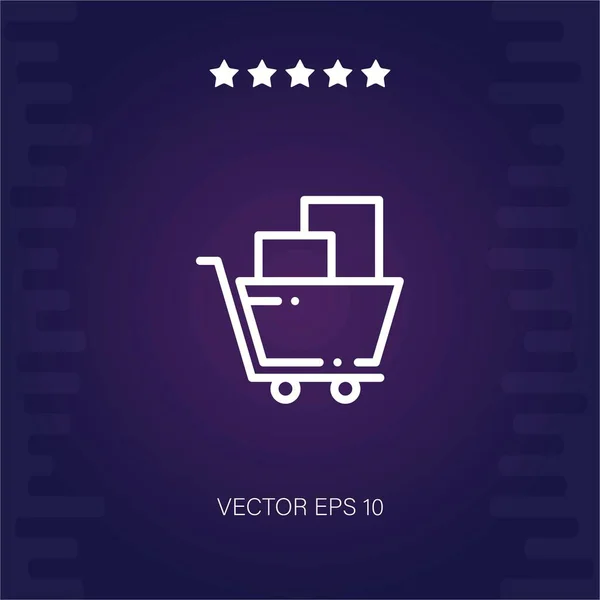 Commerce Vektor Symbol Moderne Illustration — Stockvektor