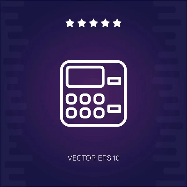 Atm Vector Icon Modern Illustration — Stock Vector