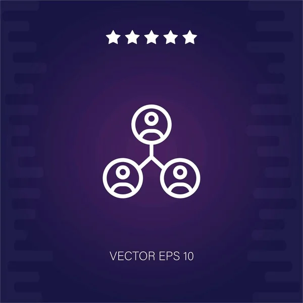 Equipo Vector Icono Ilustración Moderna — Vector de stock