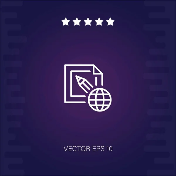 Web Grafik Vektor Symbol Moderne Illustration — Stockvektor