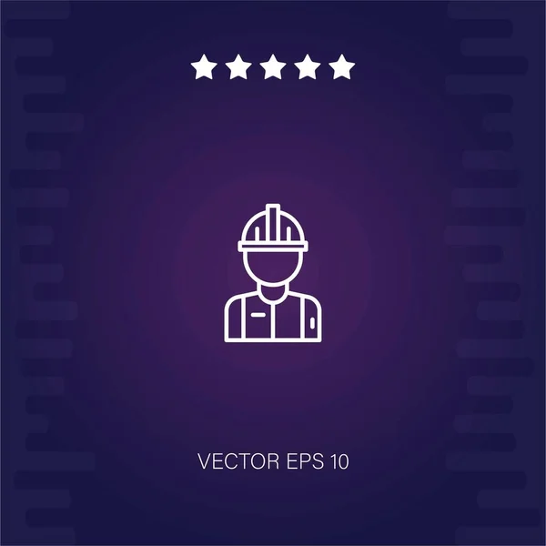 Ingeniero Vector Icono Ilustración Moderna — Vector de stock