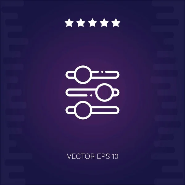 Deslizador Herramienta Vector Icono — Vector de stock