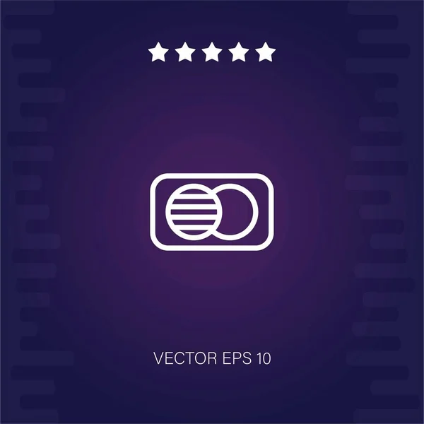 Tarjeta Crédito Vector Icono — Archivo Imágenes Vectoriales