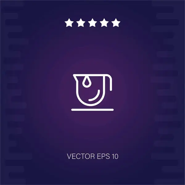 Icono Del Vector Tarro Crema — Vector de stock